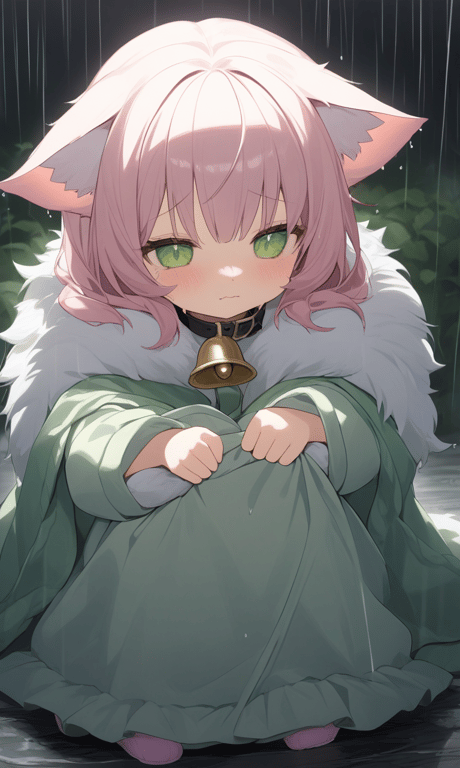Baby kitten girl